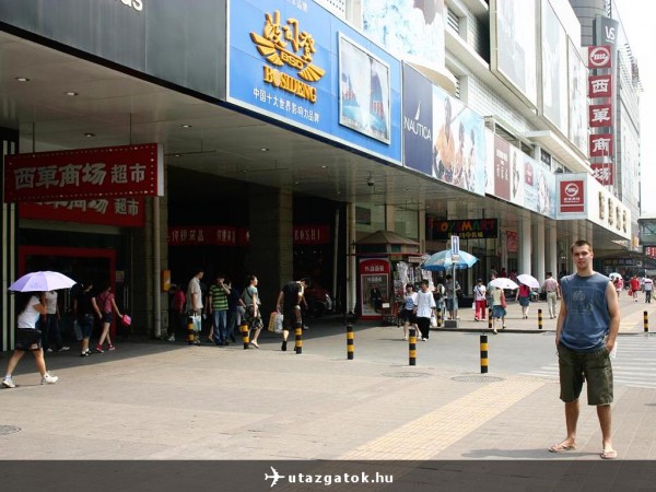 Bevásárló utca Pekingben