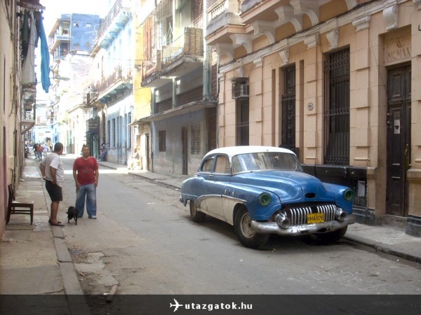 Utcarészlet Havannában