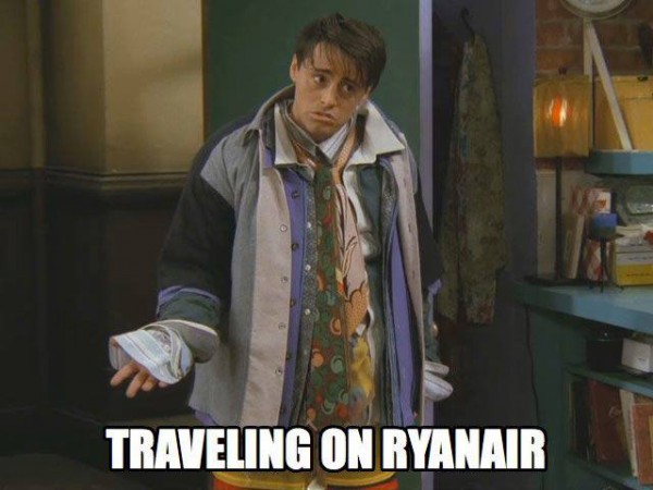 Traveling on Ryanair