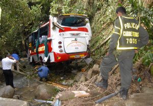 busz baleset kolumbiában