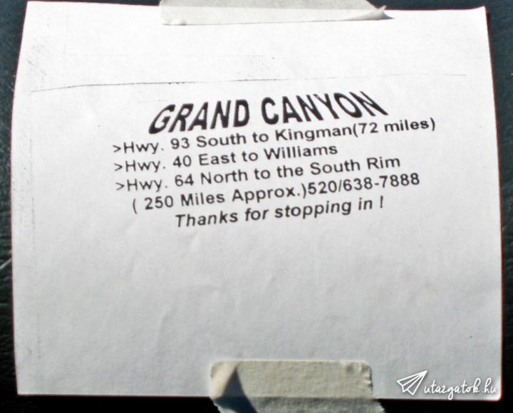Térkép a Grand Canyon-hoz